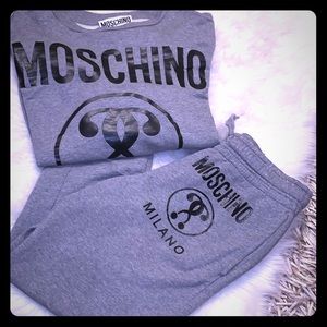 MOSCHINO 2pc Sweat suit